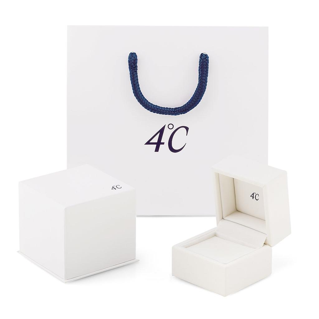 Eternal Silver Size Silver with 111824141806 [Official] 4℃ Ring, 6, Diamond,