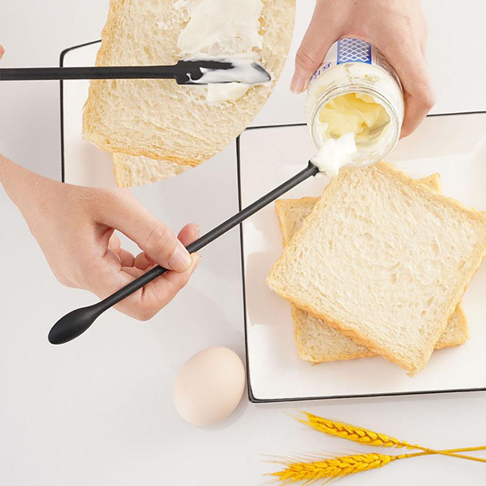 Red Silicone Spatula Set Rubber Scraper 10-Piece Kitchen Baking Utensils for Cooking Stirring Suitable for Non-stick Pans