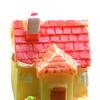 5Pcs Cottage Miniature Ornamental Weather-resistant Resin Micro Landscape Mini Garden Statue for Backyard