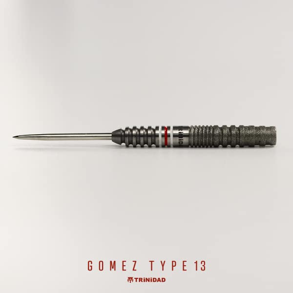 TRiNiDAD PRO Gomez13 Steel Trinidad Pro Gomez 13 Yuki Yamada Player Model Darts Barrel Steel Silver Tdd0134