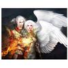 Полный круглый дрель Алмазная картина Мультфильм Крылья Пара Рукоделие Вышивка Крестом