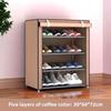 Multi-Layer Steel Shoe Rack: Dustproof, Economical Storage Solution for Dorms and Homes