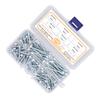 110Pcs Self Drilling Screw Hex Washer Head M4.2 6 Sizes Fastener Assortment Set Kit