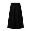 Women's Casual Loose Casual Pocket  A-line High Waisted Mid Length Skirt With Pocket