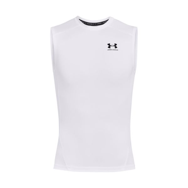 Under Armour Повседневный спортивный дышащий безрукавный фитнес-топ мужские топы белый 1361522-100