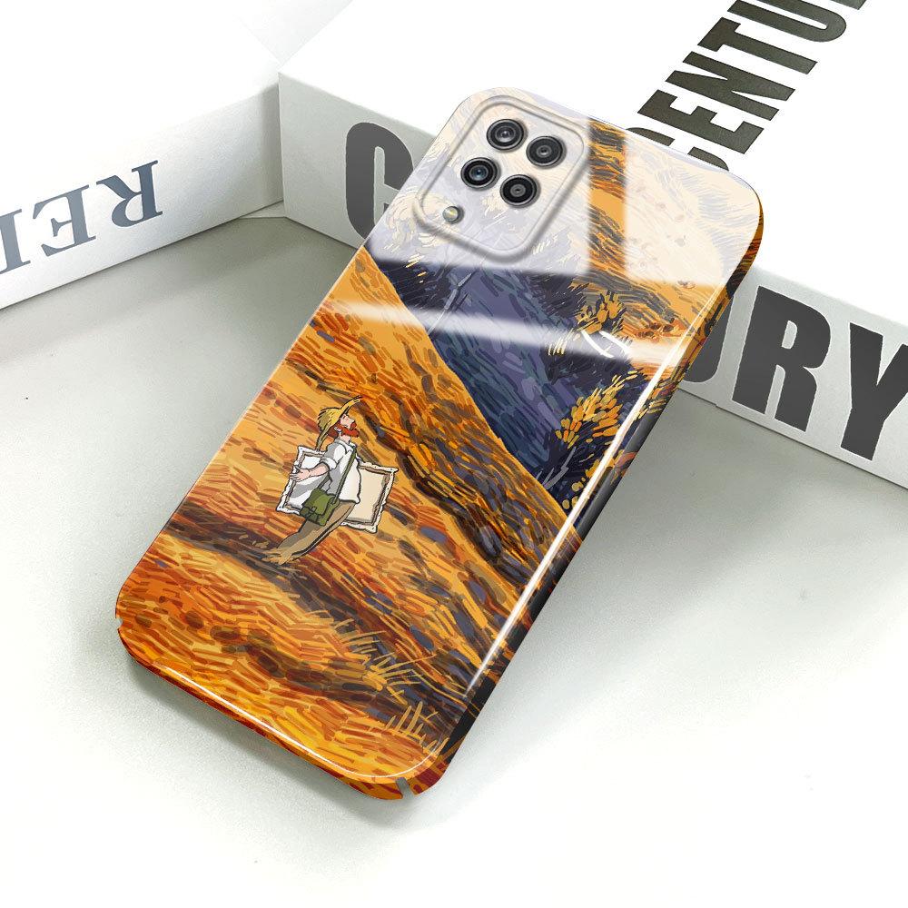 Все включено Чехол для телефона с пленкой Мультяшный модный дизайн Жесткий чехол Полная защита Защитный чехол для камеры для Samsung Xiaomi Poco Redmi Infinix Tecno