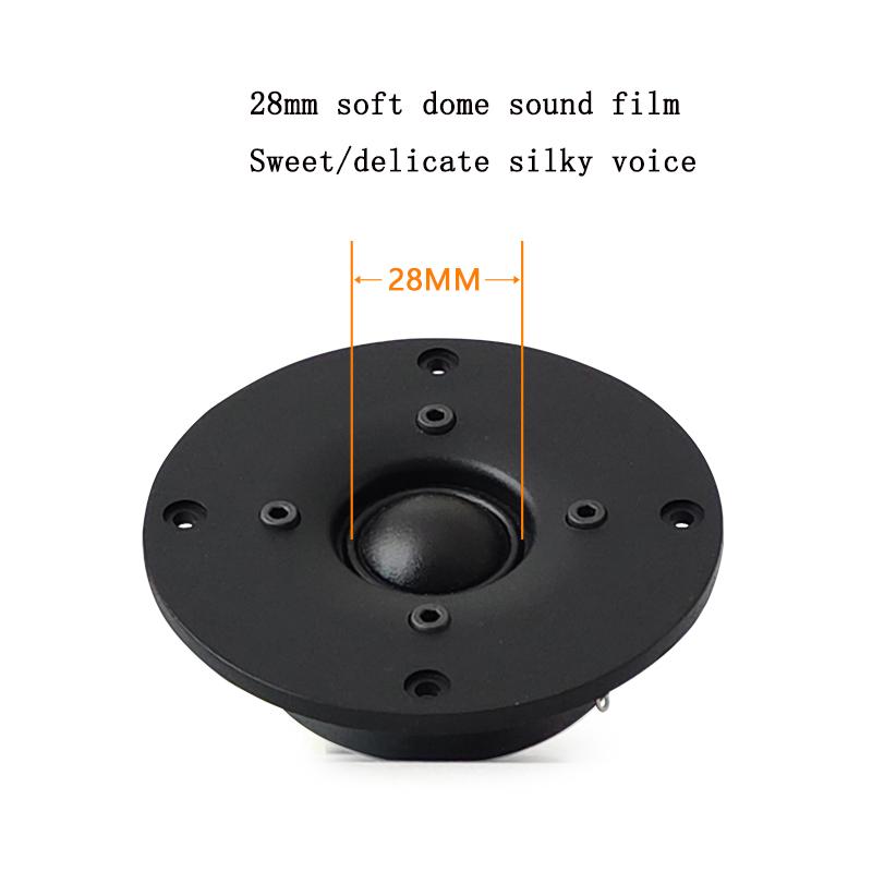 Абсолютно новый 8 Ом 4-дюймовый Fever Independent высокомощный супертвитер внешний твитер пассивный динамик звуковая коробка 60 Вт