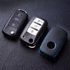 Leather TPU Car Key Case Car Key Full Cover Protection Bag for VW Volkswagen Polo Tiguan Passat Golf Jetta Lavida Skoda Octavia