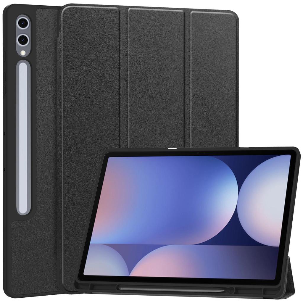 Чехол для планшета Samsung Galaxy Tab S10+ Plus / S9+ Plus 12,4'' дюйма, тонкий чехол Folio, легкий жесткий защитный чехол с многоугольной подставкой