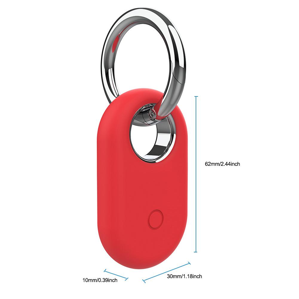 Силиконовый чехол Защитный чехол Защитная крышка против падений Чехол-накладка против царапин Чехол-крышка с брелоком для Samsung Galaxy SmartTag2