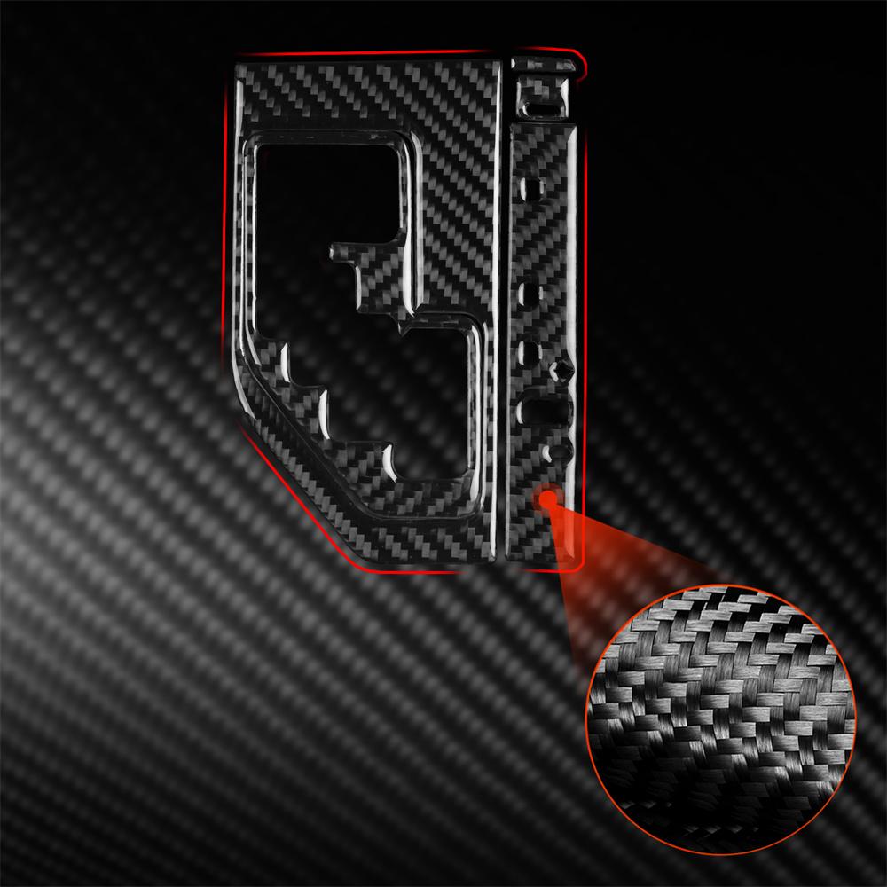 Накладка панели переключения передач из углеродного волокна подходит для Toyota Camry 2012-2014 RHD