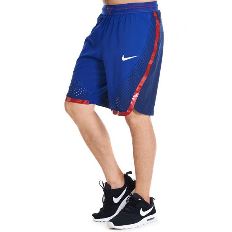 Nike Баскетбольные шорты мужские синие средние 768814-455