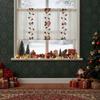 American Christmas Curtains Bell Embroidery Lace Living Room Kitchen Rectangle Landscaping Decorative Coffee Curtain