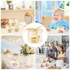 25pcs with Ribbon Gift Packaging Boxes Transparent Dessert Cake Boxes  Baby Shower