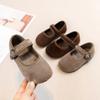 Baby Girls Spring/Autumn Fashion Popular New Kids Solid Color Flat Casual Comfortable Student Children's Walking Shoes Size21-30