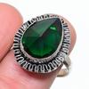 Хромовый диопсид Ручной работы Ювелирное изделие Кольцо из стерлингового серебра 925 пробы Размер 9 A3S88
