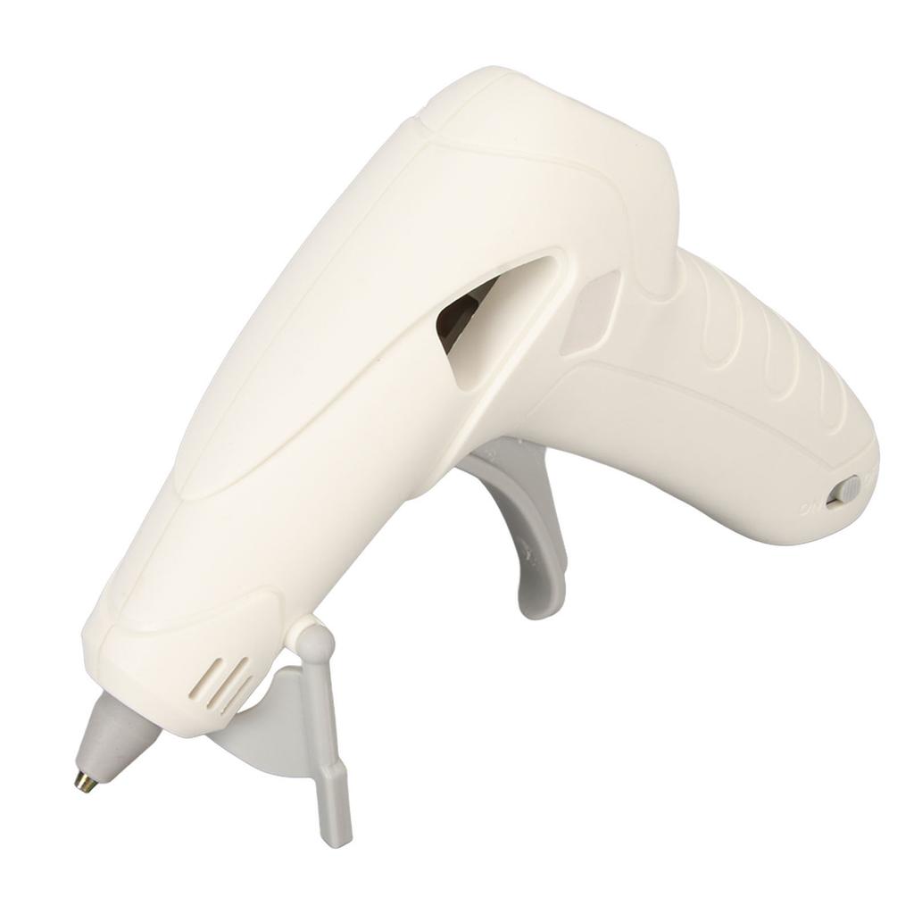 10 Вт Машина для горячего клея с 30 клеевыми стержнями Складная подставка Быстрый предварительный нагрев Инструмент для горячего клея для ремесленных проектов Белый