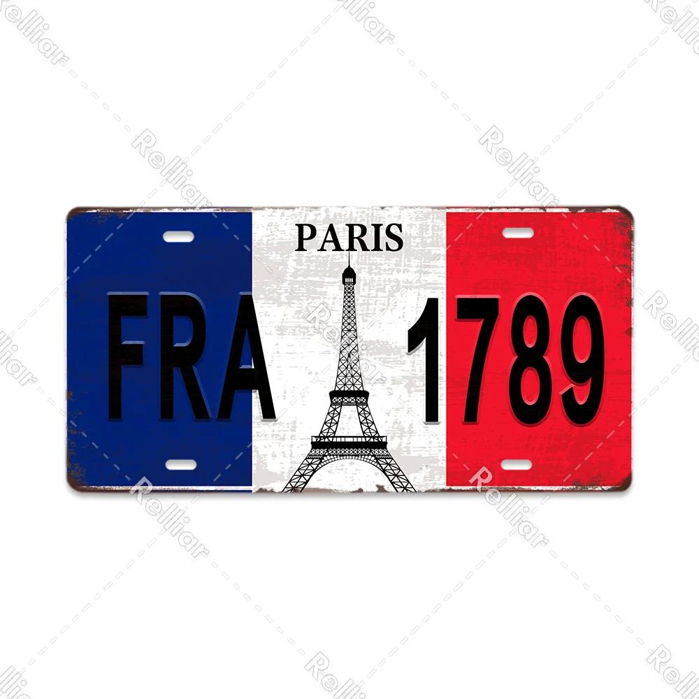 Город Вашего Места Металлическая Жестяная Табличка Винтажная Городская Табличка Декор для Бара, Стены, Париж Нью-Йорк Берлин Подарочный Постер Разные Регионы