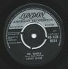 7-дюймовая пластинка ЛАРРИ ВЕРН - Мистер. Кастер 45HLN9194 London Records, 1960 UK Поп Б/у