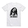 Asian Size Men Women Printing Bob Marley Fashion T Shirt O Neck Short Sleeves Jamaica Singer