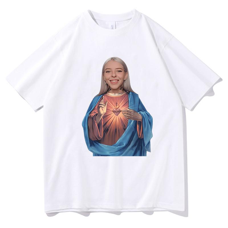 Футболка с принтом «Young Miko», унисекс, модный тренд, свободная хлопковая футболка с круглым вырезом и коротким рукавом, унисекс, одежда, летняя уличная одежда, топы