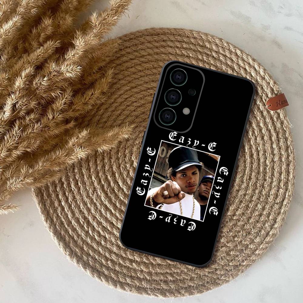 Чехол для телефона рэпера E-Eazy E для Samsung S25, S24, S21, S22, S23, S30, Ultra, S20, Plus, Fe, Lite, Note, 10, 9, 5G Черный чехол