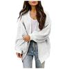 Women's Knitwear Loose Solid Color Cardigan  Sleeve Sweater Coat