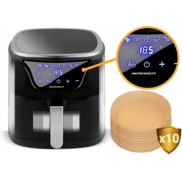 Фритюрница Berdsen BD-652 черный серебристый