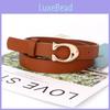 Женский ремень из искусственной кожи с пряжкой в виде алфавита для офиса, повседневной и нарядной одежды