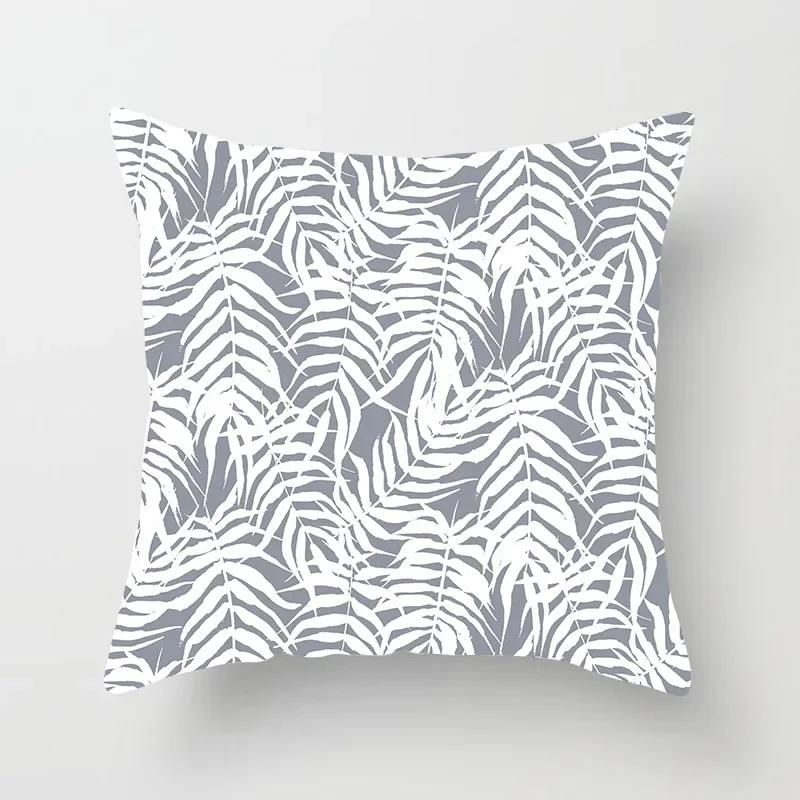 Brand New Gray Nordic Geometry Cushion Cover Hot Modern Sofa Couch Throw Pillows Cover Livingroom Decorative Simple Pillows Case