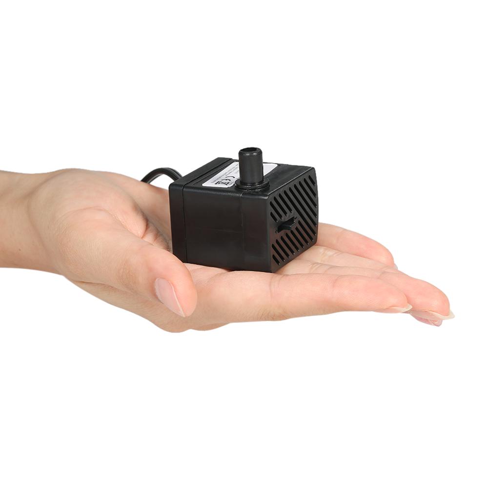 Погружной водяной насос 150 л/ч, 2 Вт для настольных аквариумов, фонтанов, прудов, водных садов и гидропоники