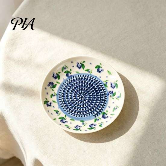 Safe Grinding Disc Ceramic Garlic Grater Plate, Fruit Print Ginger Cheese Manual Grinder, Food Prep Dish Multi-function Kitchen Mincer for Onion,