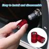 EINM2 4Pcs Car Valve Caps For Toyota GR Sport Rav4 Yaris Camry Avensis Auris Sequoia C-hr Wheel Tires Air Tyre Stem Protective Covers