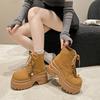 Platform Booties Chunky New In Woman Short Shoes Winter 2025 Hot On Offer Autumn High Quality Boot Trend Ankle Boots for Women