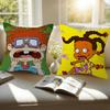 Классическая детская анимация R-Rugrats Подушка Наволочка Чехол для диванной подушки Украшение для комнаты Подарок для детей