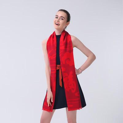 Шарф с благоприятным благословением Haoman Textile