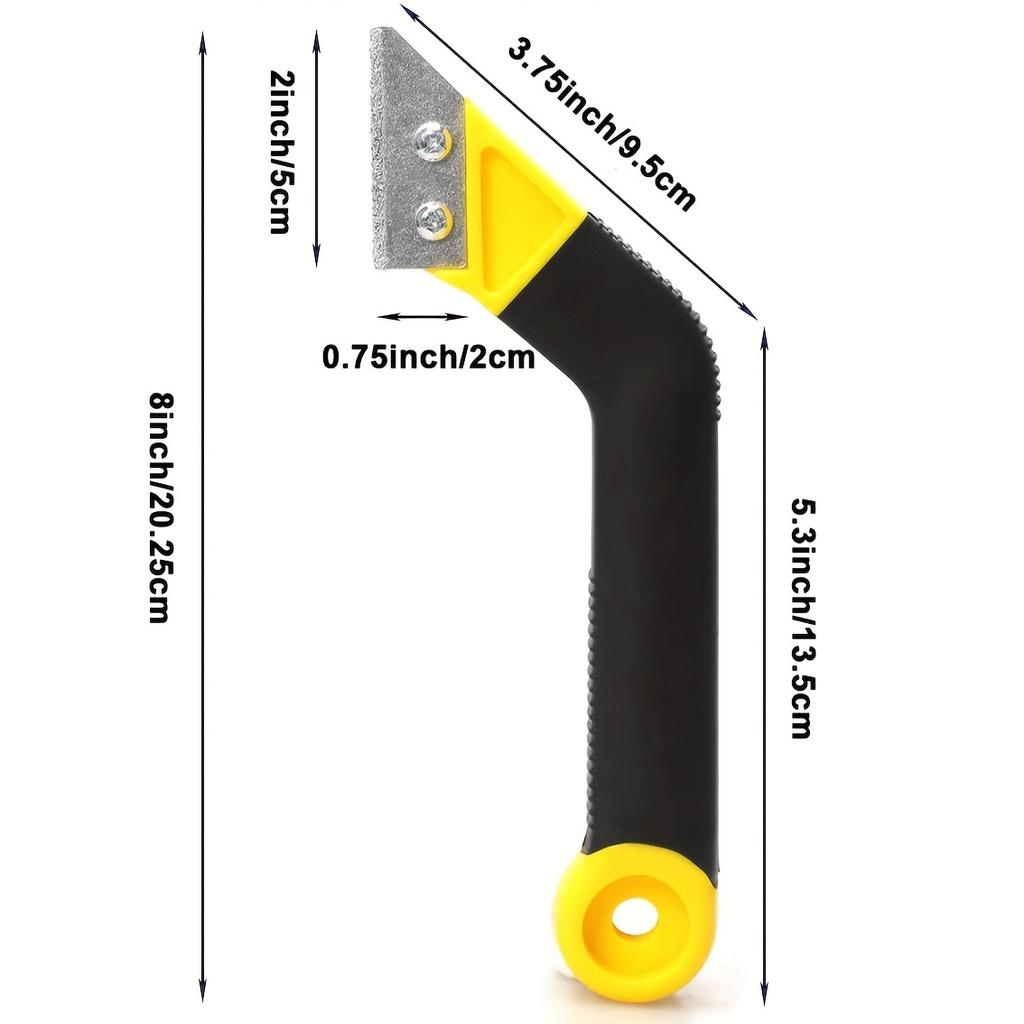 Пила для затирки швов плитки Инструмент для удаления затирки, ручная пила для затирки швов угловой конструкции с 10 алмазными лезвиями для чистки плитки, удаления краски