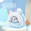 Cute Hamster Cotton House Soft Plush Sleeping Bag Small Animal Nest Guinea Pig Breathable Warm Rooms Hamster Accessories