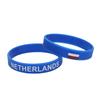 2 шт., браслет с флагом Нидерландов, нидерландский резиновый ремешок, мужской женский браслет, спортивный мотивационный силиконовый ремешок на запястье, голландский браслет, модные аксессуары