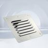 Silver Louvered Vent Cover Ventilation Covers Marine Boat Air Vent Plate Window Square Vents  Boats