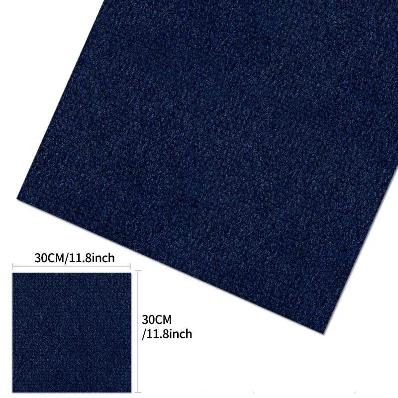 Самоклеящиеся наклейки на ковры для пола, квадратные коврики, самоклеящиеся коврики для самостоятельного укладки на пол для кухни, столовой, спальни, домашнего декора 30 см