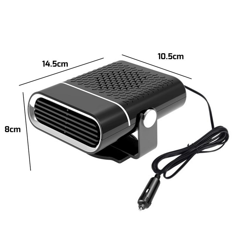 Portable 12v/24v Car Defroster Auto Heater Cooler Fan for Windshield Wind Defrosting Demister Snow Remover Supplies For Vehicle