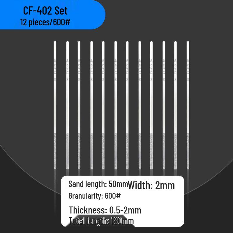 Diamond Sand Alloy File Set CF-400 for Flat Mold Grinding