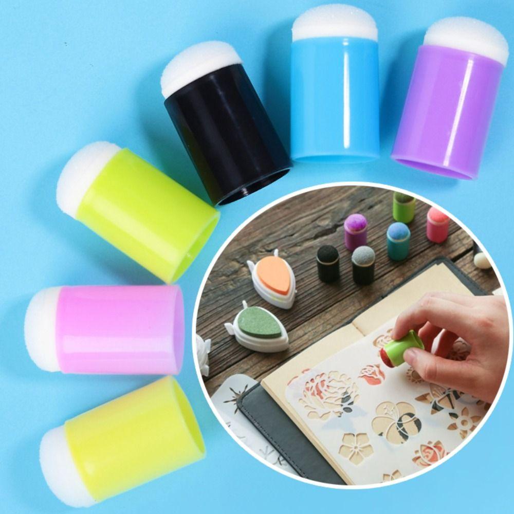 30pcs DIY Dauber Sponge Inking Staining Painting Finger Cot Finger Painting Sponge  Art Supply