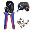 Tubular Terminal Crimping Tool 0.08-16mm2 (28-5 AWG ) Multifunction Ratcheting Wire Crimper Pliers