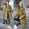 Зимние женские парки с капюшоном, утепленные хлопковые пуховики, повседневные длинные парки, свободная верхняя одежда
