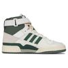 Adidas Forum 84 High Off White Team темно-зеленые унисекс кроссовки кремовый студенческий-зеленый кремово-белый GW4328
