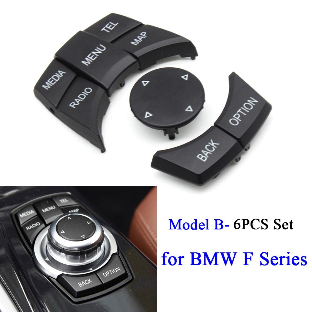 Салон автомобиля CIC IDrive, мультимедийный переключатель, крышка кнопки меню для BMW 1 2 3 4 5 6 7 X3 X4 F20 F22 F30 F34 F36 F10 F02 F06 F25