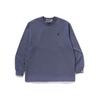 Bape Одноточечная футболка с длинным рукавом свободного кроя 0ZXLTM111301O
