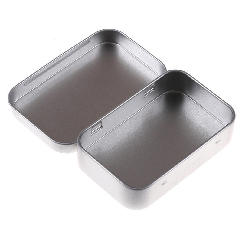 95*60*20Mm Metal Tin Flip Storage Box Case Organizer For Coin Candy Keys